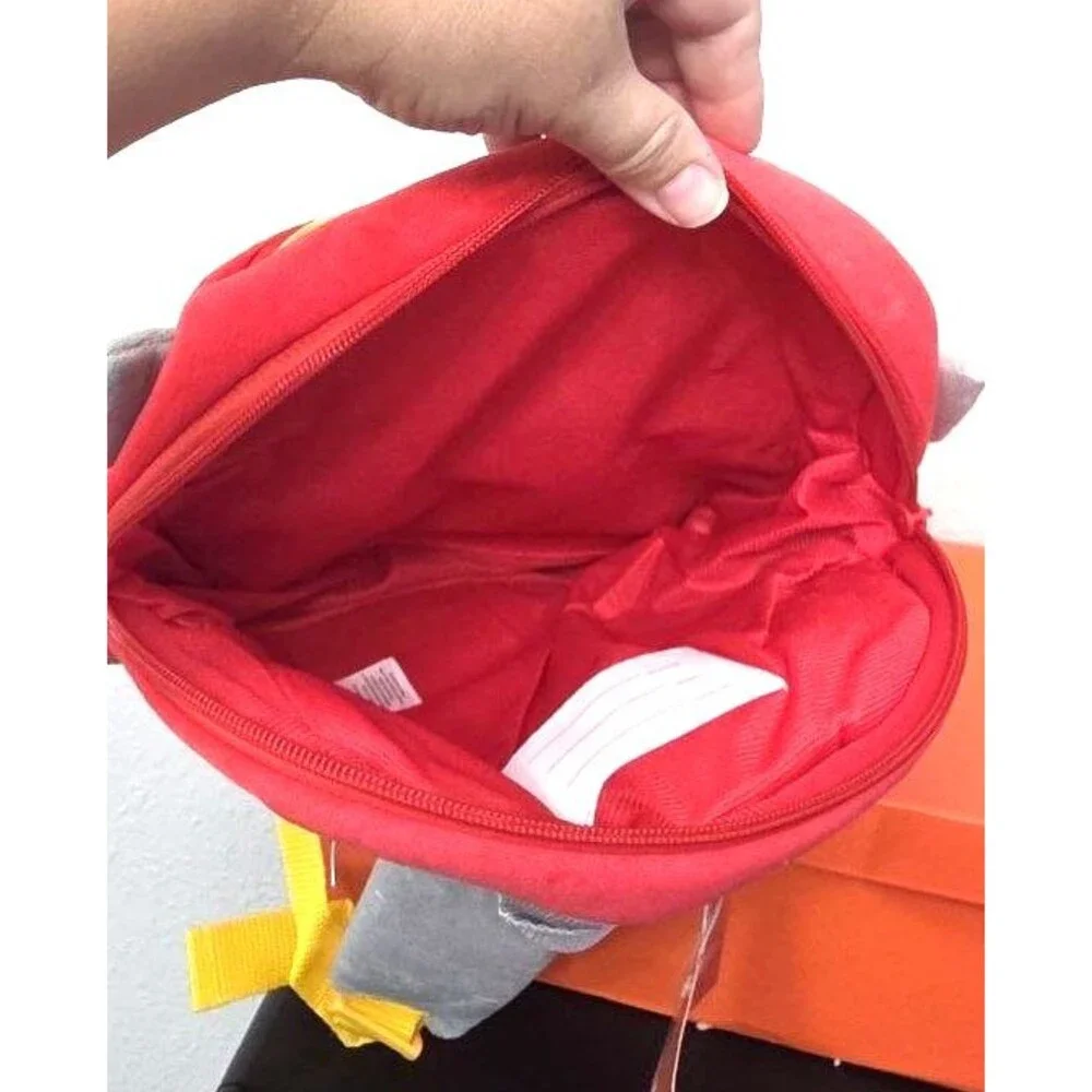 Cute Cartoon Car Plush Backpack for Toddlers – Kindergarten School Bag for Ages